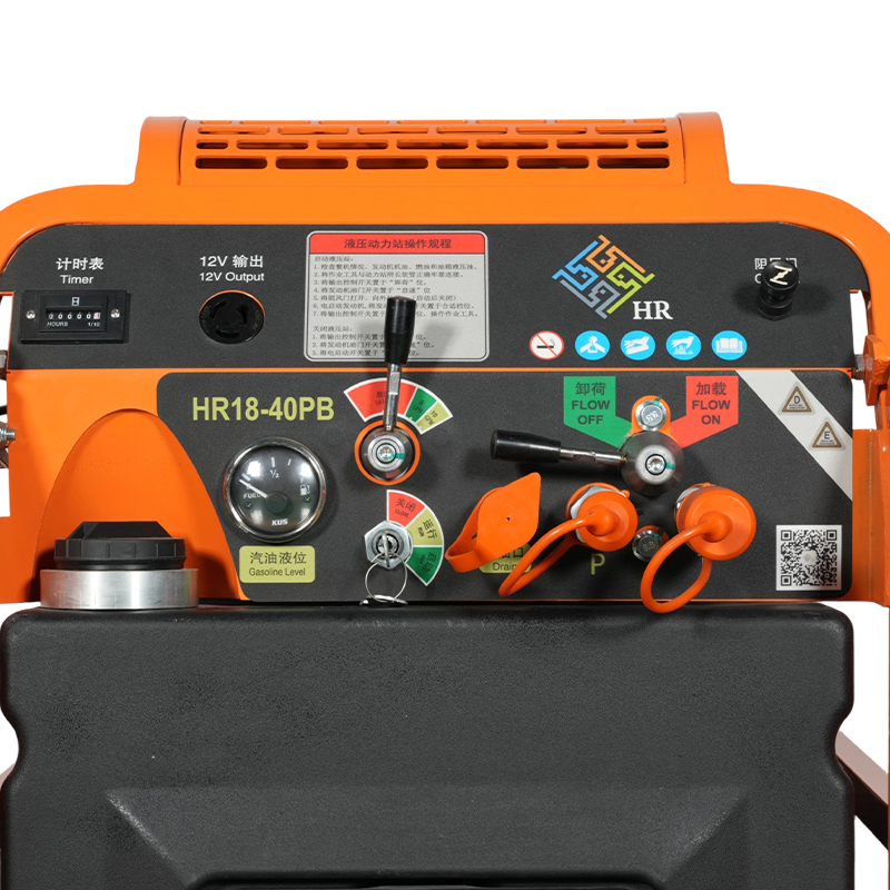 Paquete de energía hidráulica con motor de gasolina de 23HP (HR18-40P)